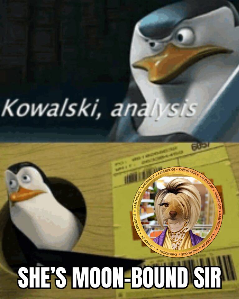 karen in penguin meme